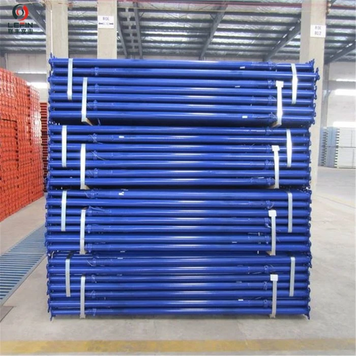 Saudi Arabia Italian Telescopic Adjustable Jack Post Shoring Acrow Steel Prop Painted Galvanized Powder Coated for Slab Falsework Formwork